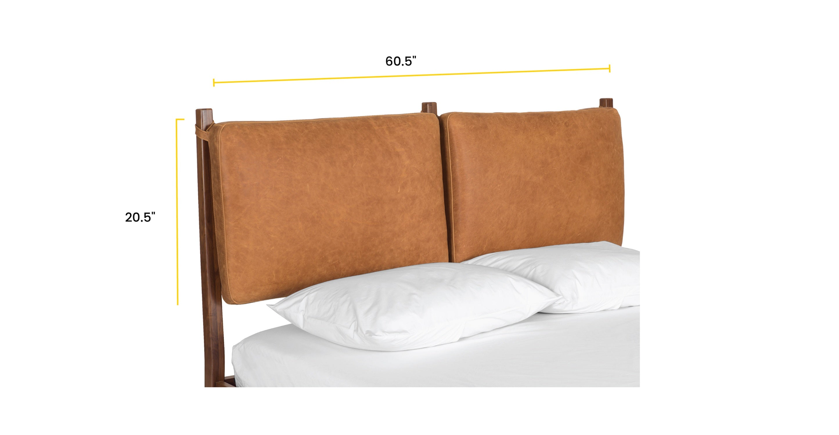 Truro Bed Headboard Cushion Set - Soft Upholstered Backrest Pillows for Bedroom, Queen/King Size - Perfect for Reading, Relaxing & Enhancing Bedroom Decor