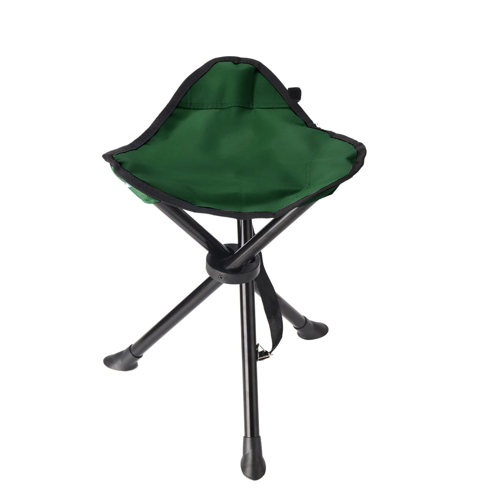 Portable Folding Camping Stool - 15.75 Inch Lightweight Tripod Seat for Outdoor Adventures | Perfect for Camping, Hiking, Fishing, Hunting, Beach, Picnic & Garden Use