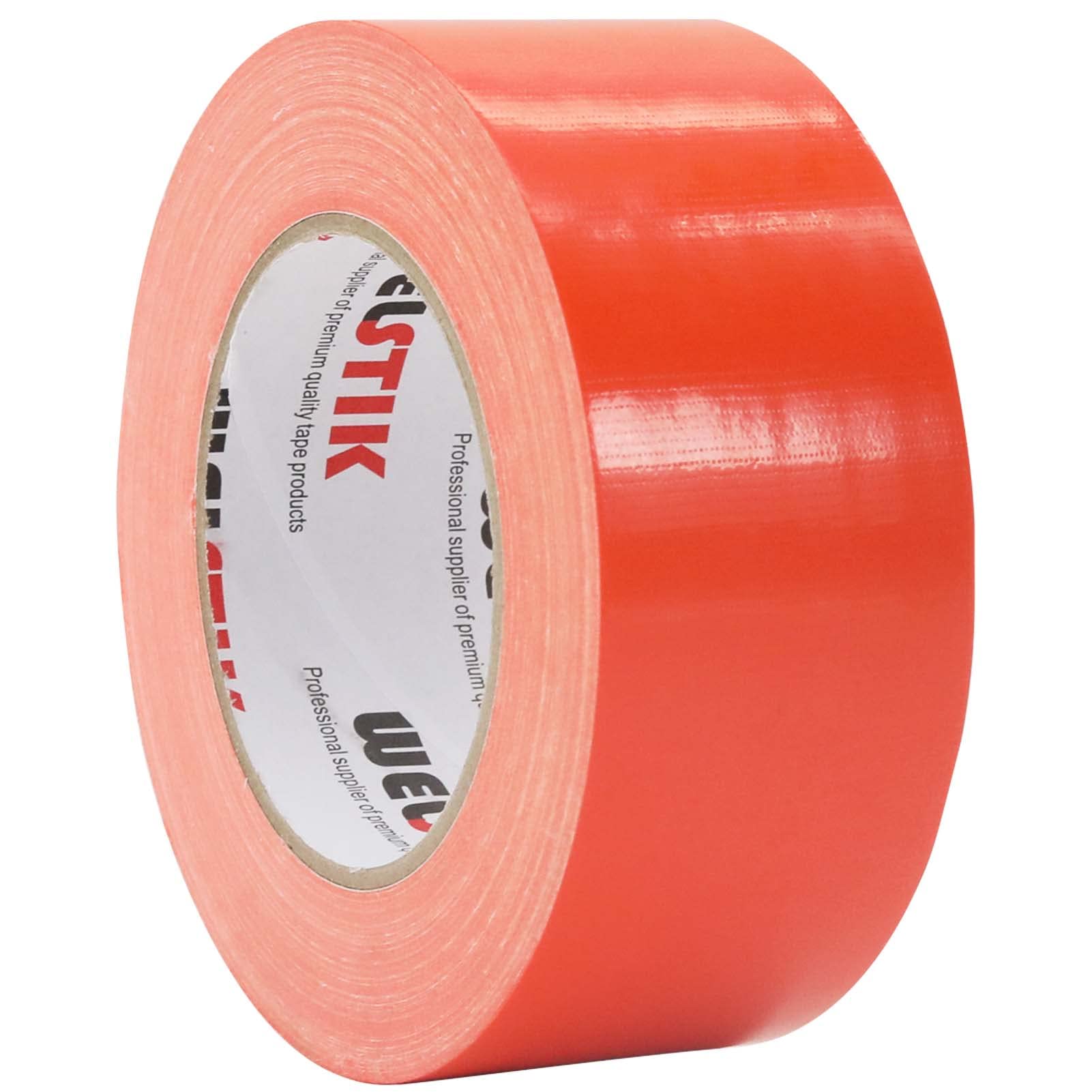 WELSTIK Heavy Duty Duct Tape - 2 Inch x 45 Yards, Waterproof Cloth Fabric Tape for Home Repairs, DIY Projects, Photography Equipment, Outdoor Gear & Crafting - Strong Adhesive for Indoor/Outdoor Use (Orange)
