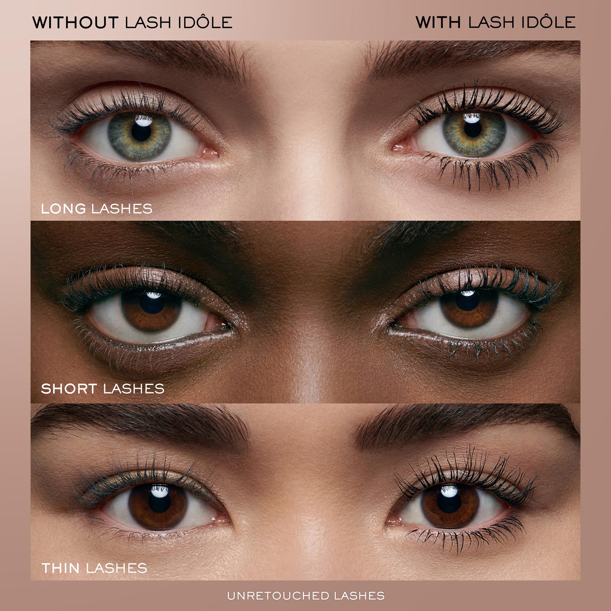 Lancôme Lash Idôle Volumizing & Lengthening Mascara - Black Waterproof Mascara for Dramatic Lashes, 24H Smudge-Proof Wear - Perfect for Daytime Office Look & Night Out Makeup