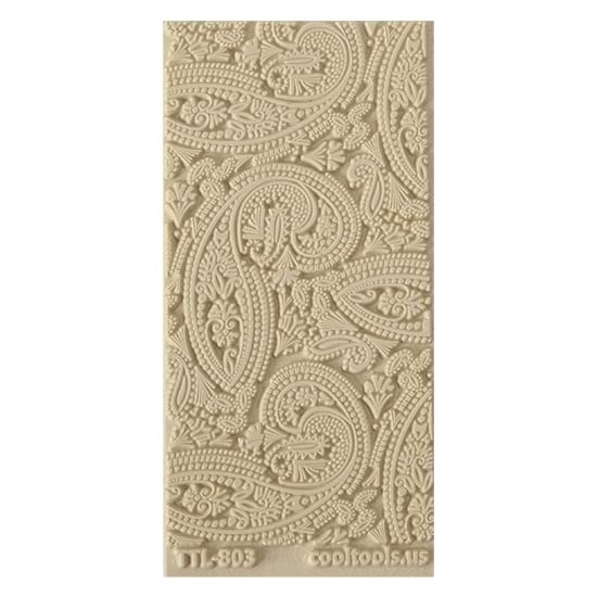 Cool Tools Flexible Texture Tile - Mehndi Paisley Design - 4