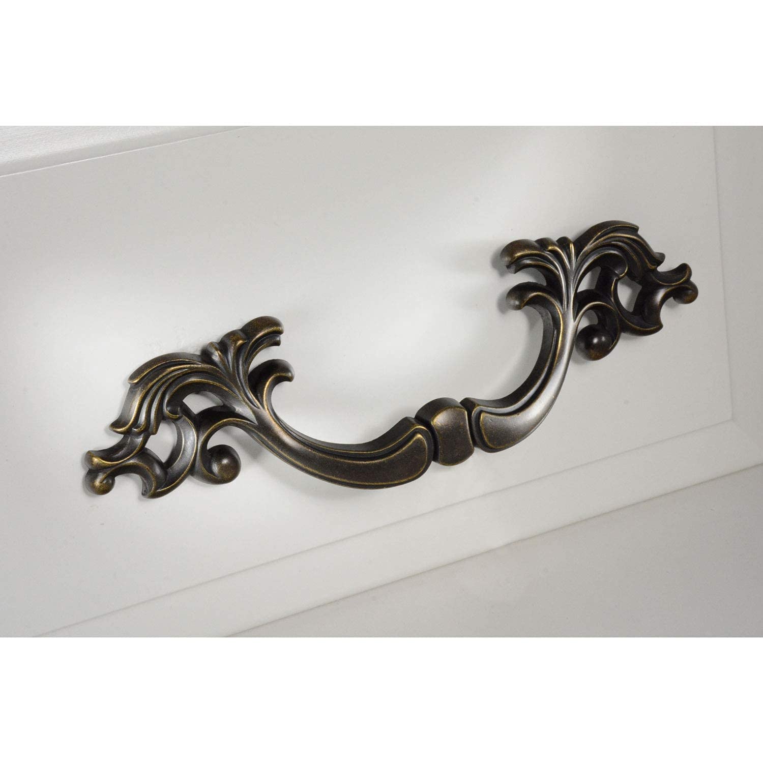CKP Brand Oiled Bronze Fixed Furniture Pull - #410-01 - Durable Cabinet & Drawer Handle for Kitchen, Bathroom & Office Furniture