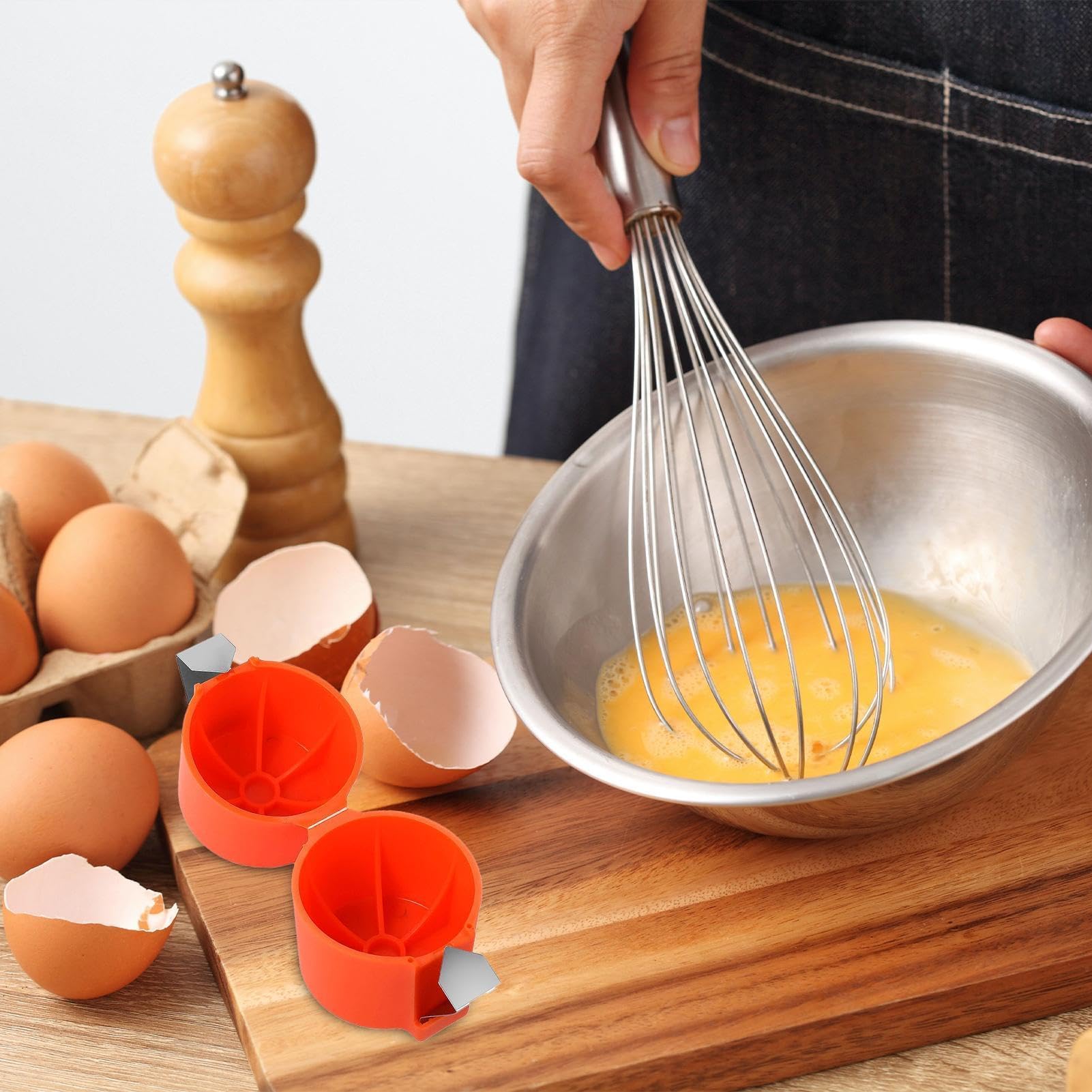 Premium Egg Shell Opener Tool - Soft & Hard Boiled Egg Peeler - Easy-to-Use Kitchen Gadget for Perfectly Peeled Eggs (Pink) | Ideal for Breakfast, Salads & Meal Prep