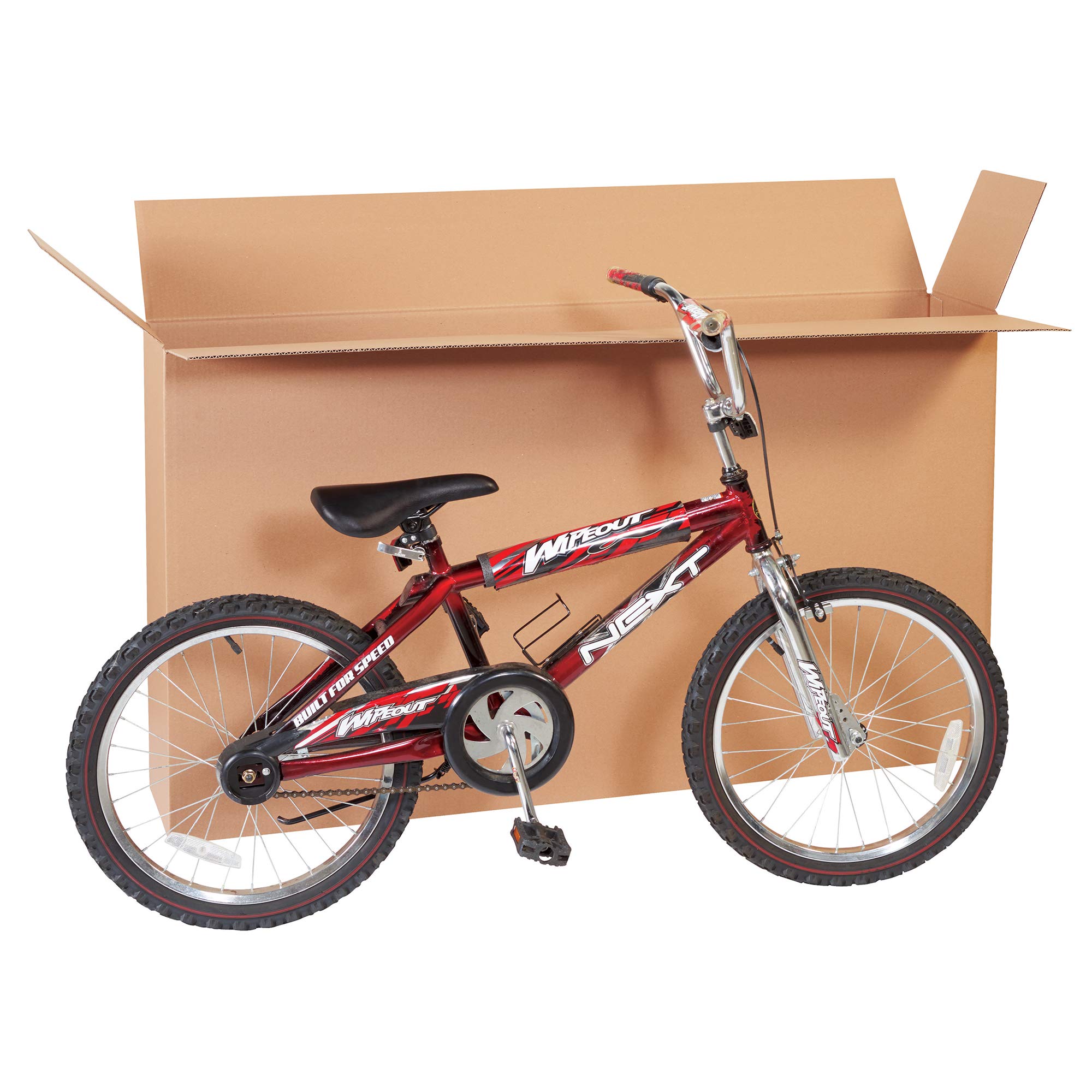 Choice Shipping Supplies 48' x 8' x 24' Corrugated Cardboard Side Loading Boxes - Kraft Brown Pack of 10 | Heavy Duty Shipping, Packing & Moving Boxes for Home, Office & Warehouse Use