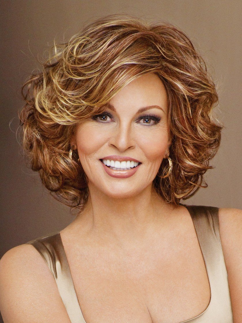 Raquel Welch Women's Synthetic Heat Friendly Wig - Dark Chocolate RL6/8, Layered Feathered Bob with Flipped Ends & Memory Cap II | Perfect for Everyday Wear, Special Occasions & Hair Loss Solutions
