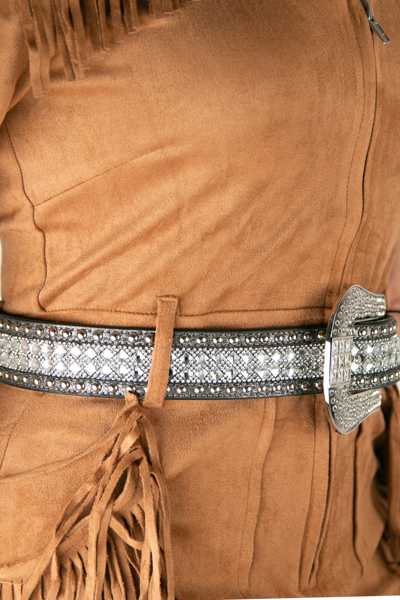 Nocona Studded Rhinestone Cowgirl Belt for Women - Western Fashion Accessory for Rodeo, Concerts & Country Outfits