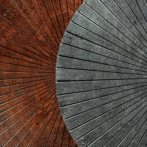Antique Nickel, Antique Copper