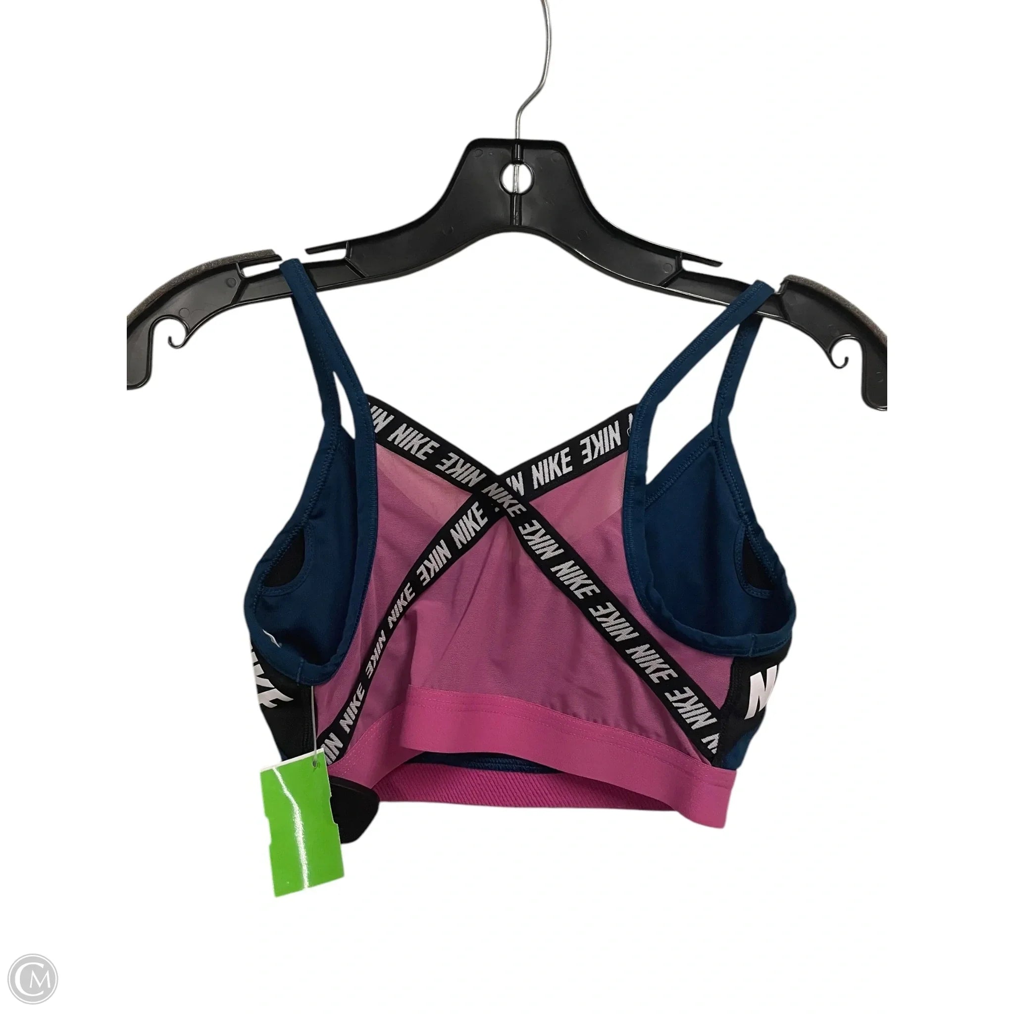 Nike Blue Medium Sports Bra for Women - High Support Workout, Running, Yoga & Gym Activewear