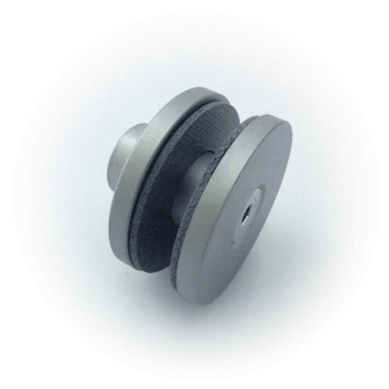 HB 502 Glass Mount for Handrail Brackets - Heavy Duty Stainless Steel Balustrade Clamp - Secure Glass Panel Installation for Staircases, Decks & Balconies