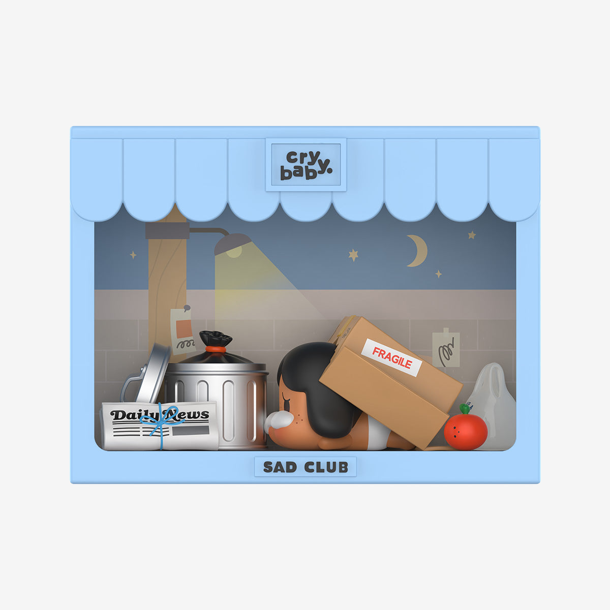 CryBaby Sad Club Series Scene Sets - Emo Punk Goth Aesthetic Room Decor for Teens & Adults | Perfect for Bedroom, Dorm, and Party Decorations