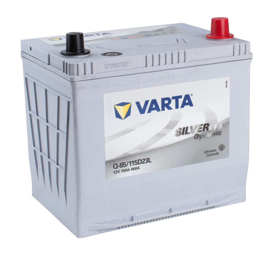 Varta Q85L Stop Start Car Battery 660CCA - High-Performance AGM Battery for Vehicles with Start-Stop Technology | Ideal for SUVs, Trucks & Luxury Cars
