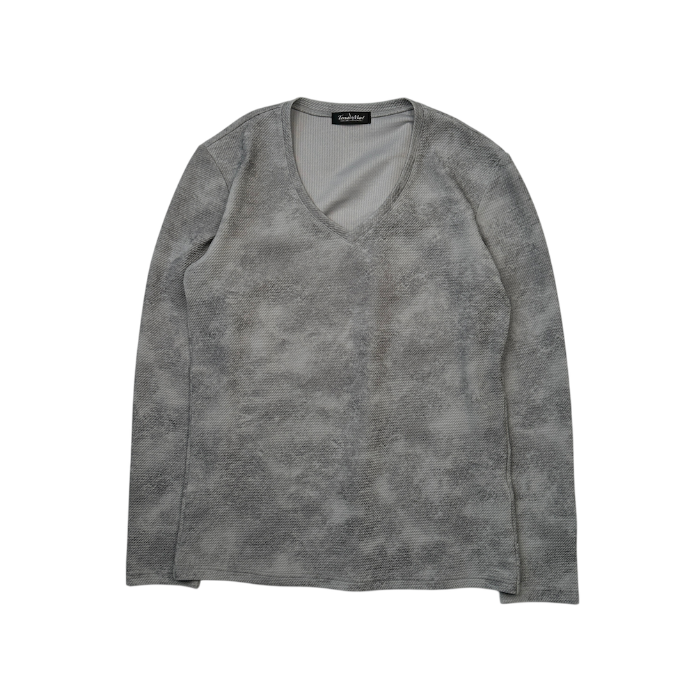 Tornado Mart Women's V-Neck Long Sleeve T-Shirt - Soft Casual Top for Everyday Wear, Work & Layering