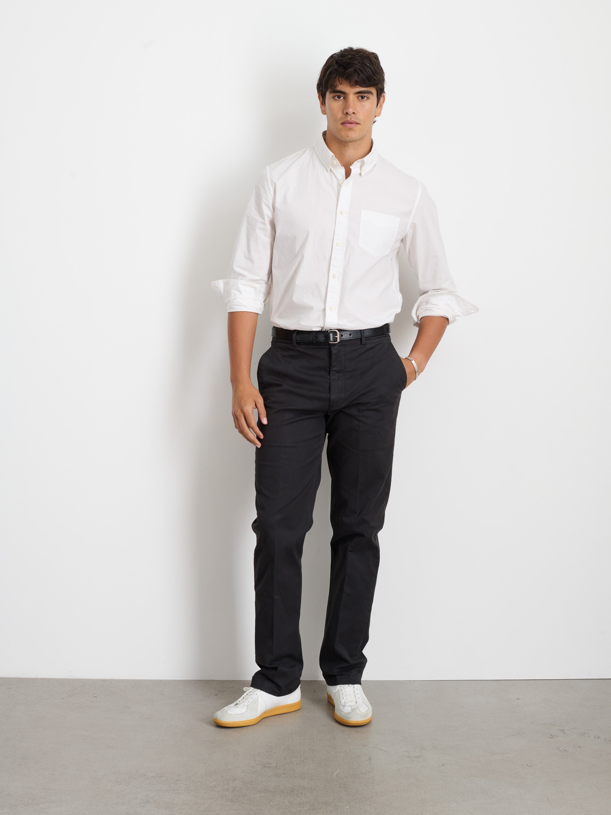 Men's Slim Fit Chino Pants with Long Inseam - Comfortable Stretch Dress Pants for Business Casual & Office Wear