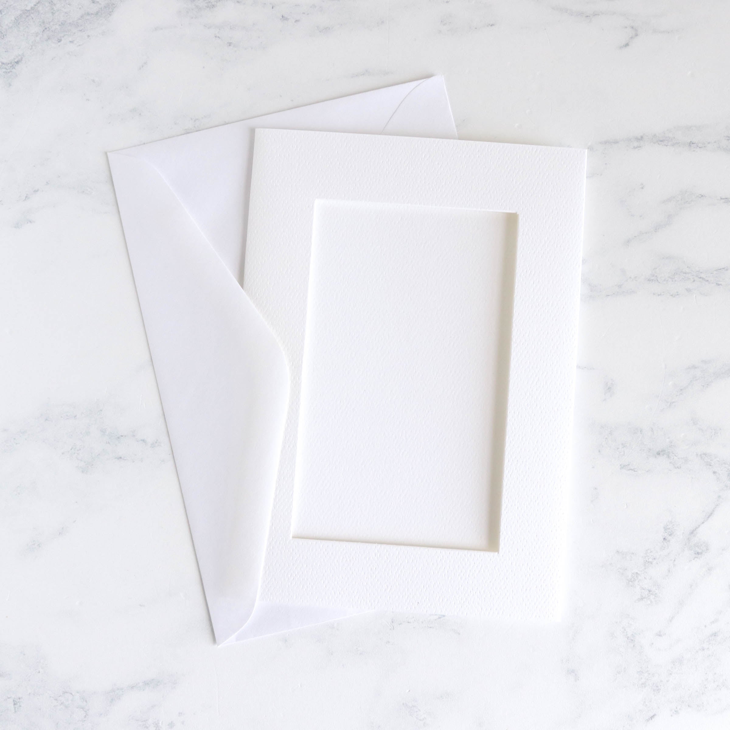 5-Pack Needlework Cards with Rectangular Opening - Perfect for Embroidery, Cross Stitch & DIY Craft Projects