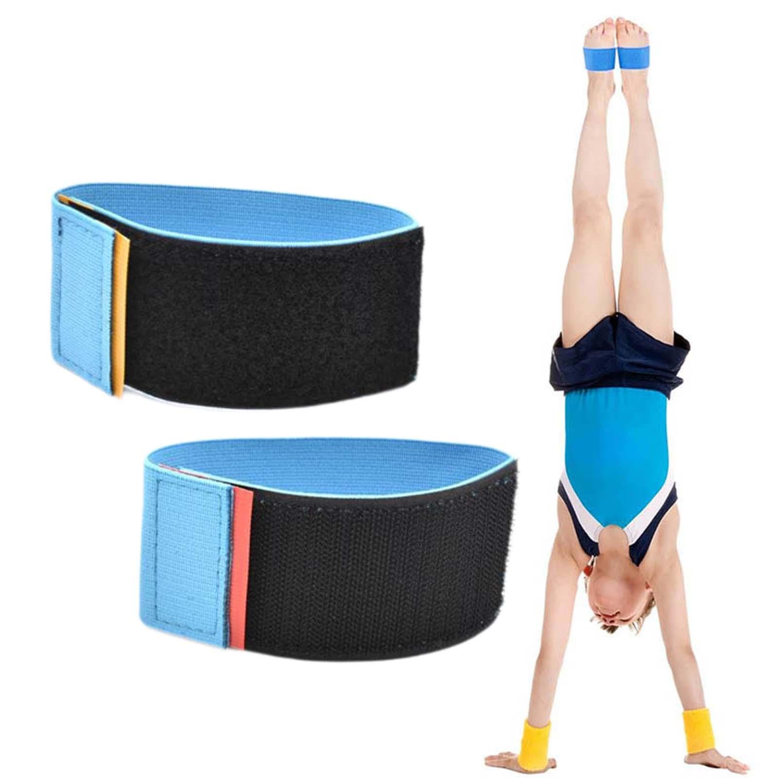 2Pcs Gymnastics Sticky Toes Bands - Non-Slip Training Straps for Leg Strength, Backflips & Tuck Exercises | Improve Flexibility for Gymnasts, Cheerleaders & Dancers (Ideal for Home & Gym Workouts)