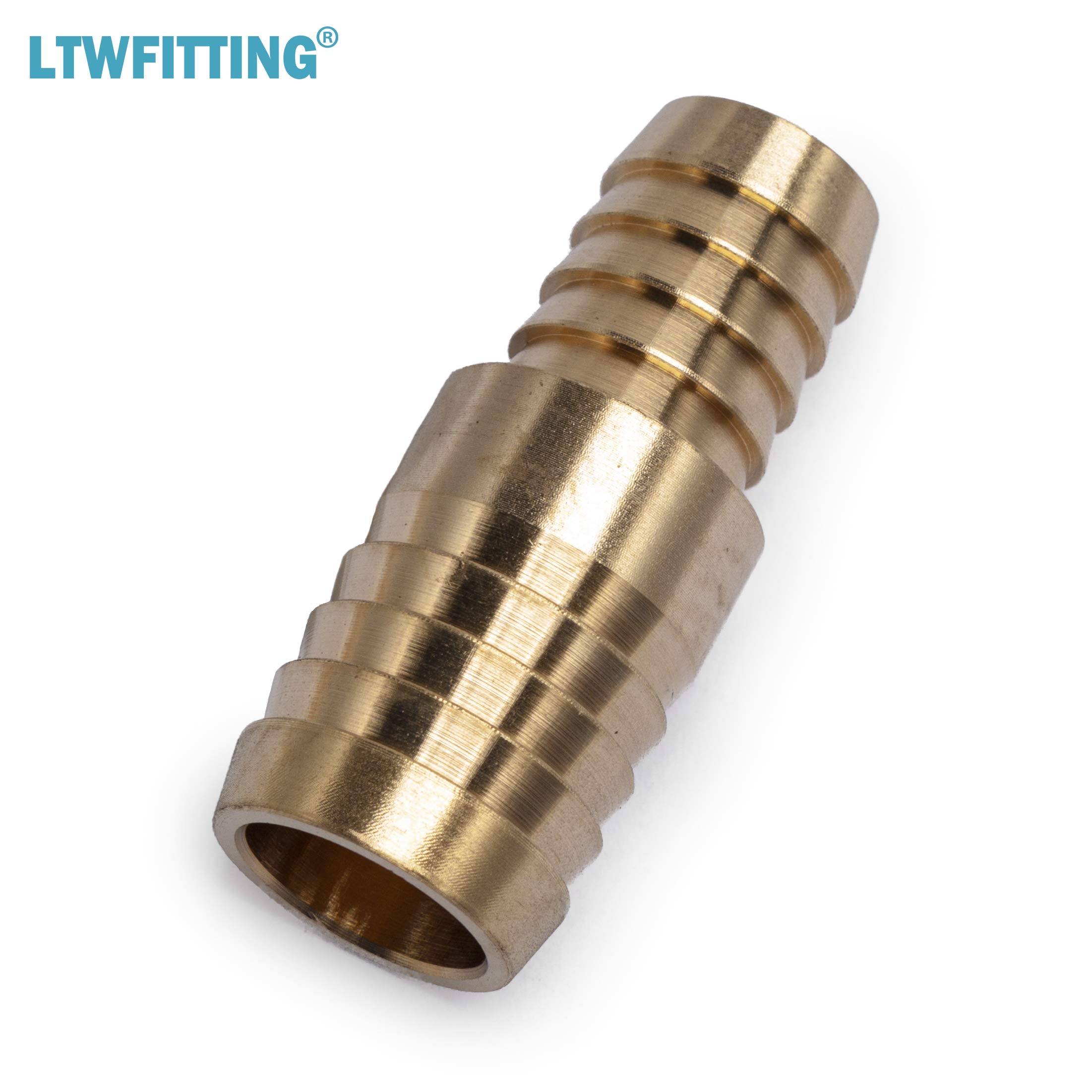 LTWFITTING Brass Barb Hose Reducer Connector 1/2