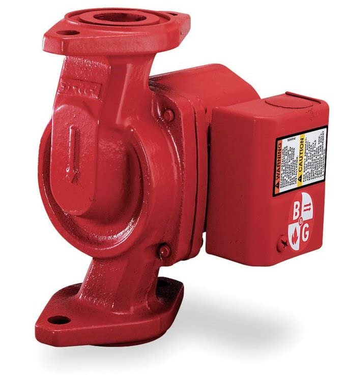Bell & Gossett NRF-22 Hot Water Circulator Pump 115V - High Efficiency Recirculation for Home Heating Systems & Domestic Hot Water Supply