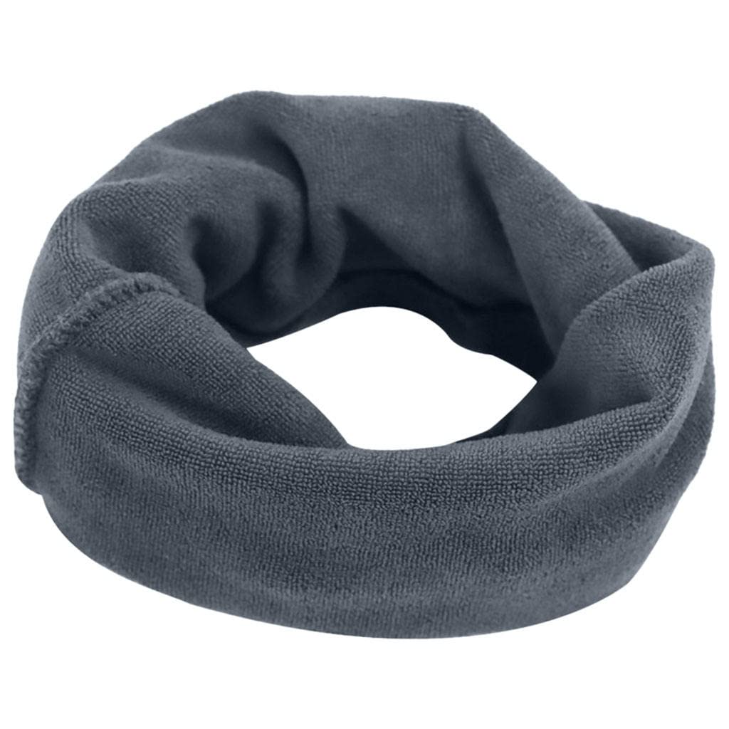 FAKEME Snood Headband - Cute Dog Ear Wrap for Hearing & Noise Protection, Comfortable Blow Drying Cover, Gray (Size S) - Perfect for Grooming, Travel & Noise-Sensitive Dogs