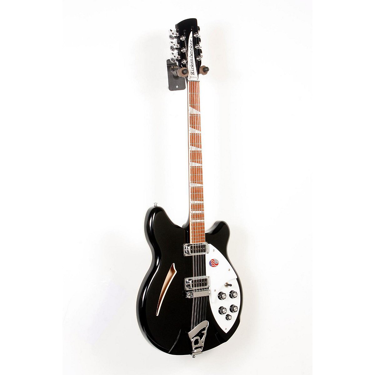 Rickenbacker 360 12-String Jetglo Semi-Hollow Electric Guitar with Hard Case - Perfect for Rock, Blues & Studio Recording