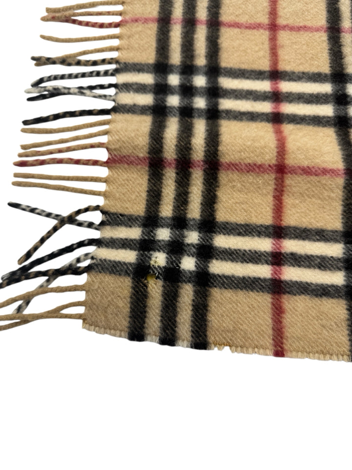 Authentic Burberry Nova Check Cashmere Scarf - Luxury Soft Warm Winter Accessory for Men & Women | Perfect for Cold Weather, Office & Holiday Gifts