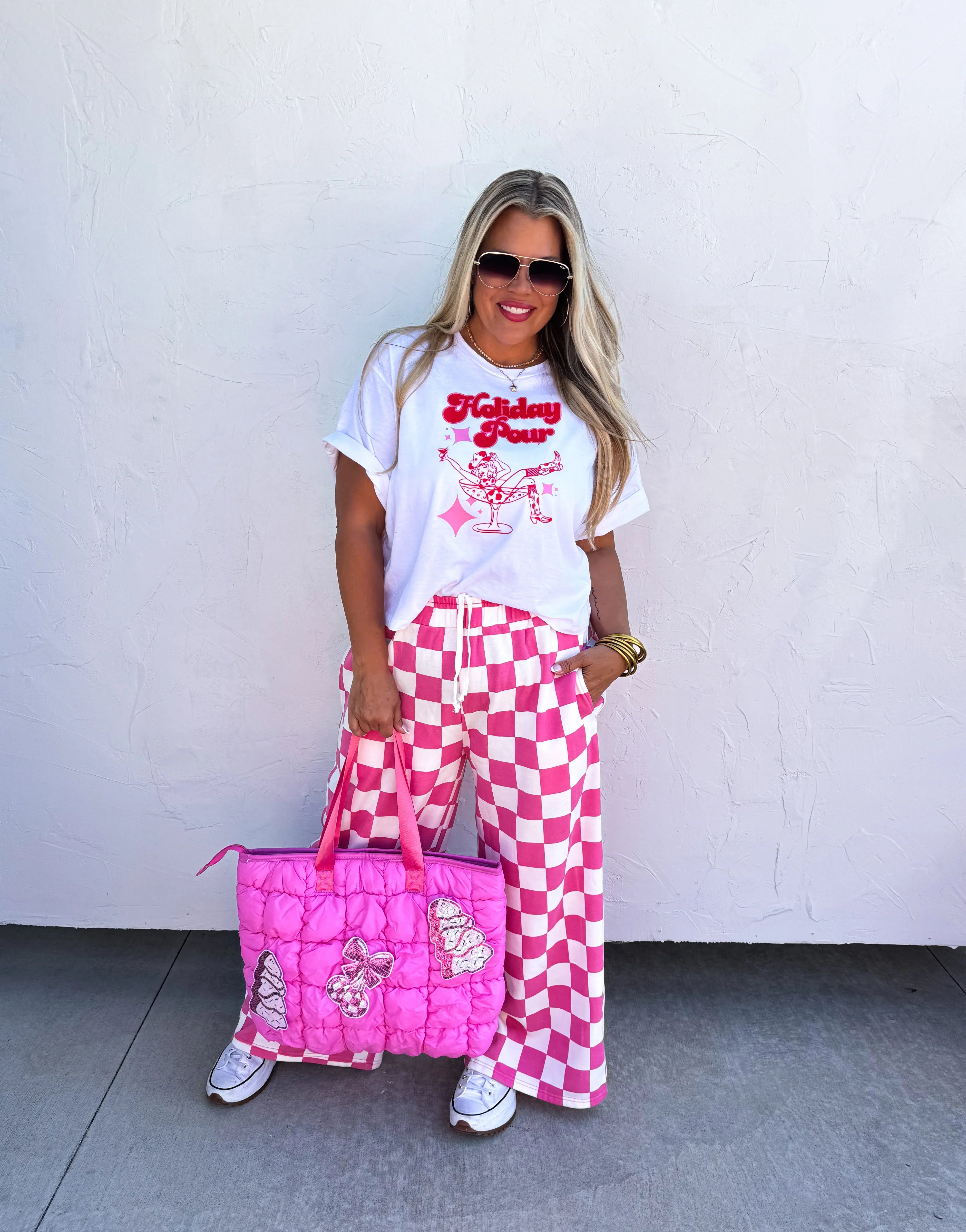 PREORDER: Girly Girl Wide Leg Joggers for Women - Soft Comfortable Lounge Pants in 3 Colors (Black, Pink, Gray) - Perfect for Yoga, Running Errands & Casual Wear