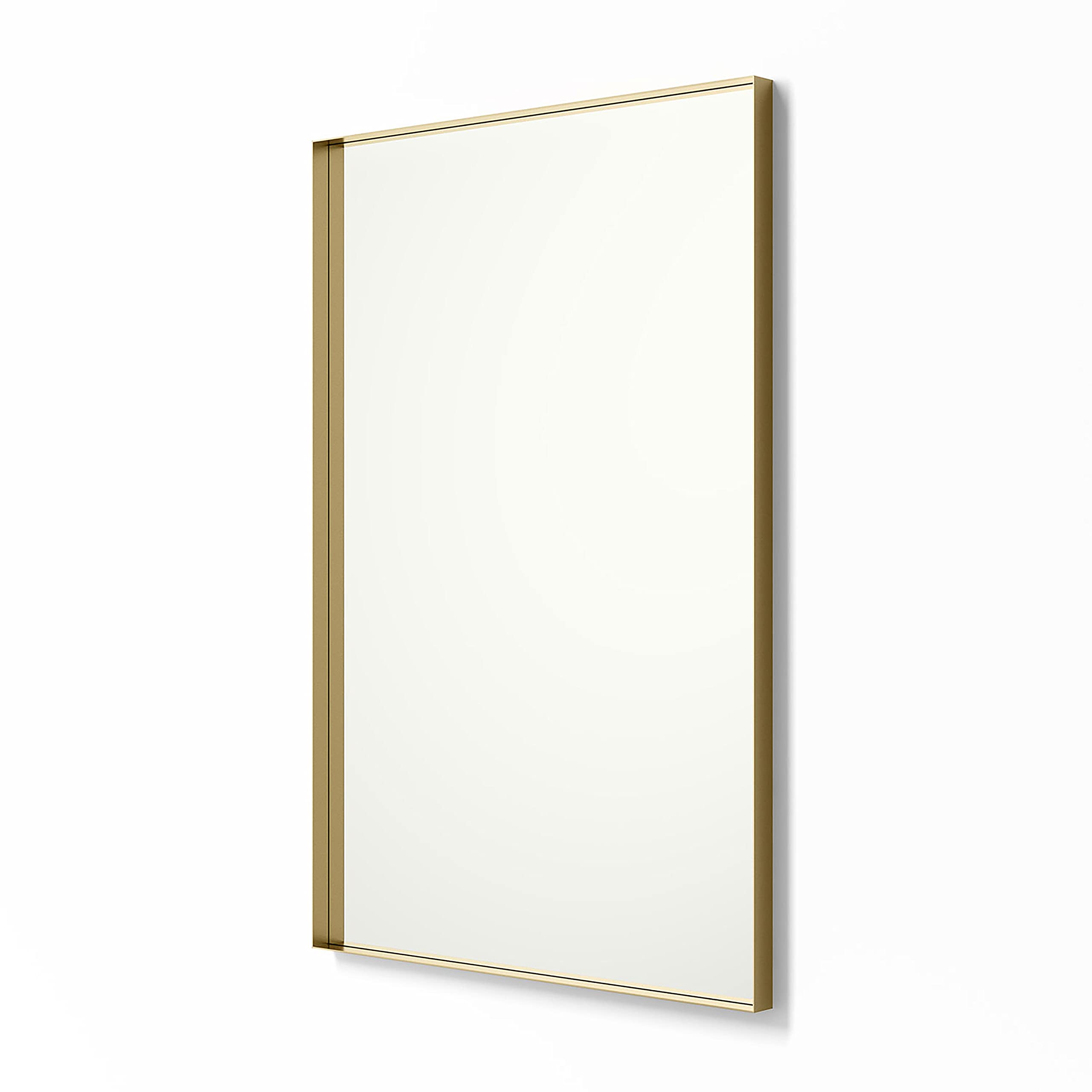 Better Bevel Wall Mirror - Gold Metal Frame 30