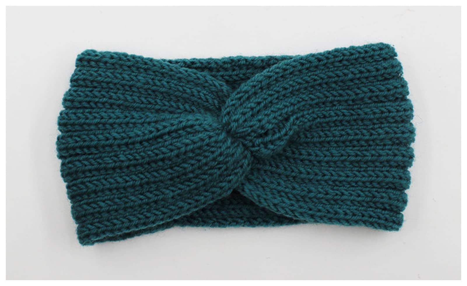 Zebiaotech Knotted Cross Headband for Women - Stretchy Elastic Hair Band for Workout, Winter & Fall Fashion Accessories - Soft & Comfortable Headwear for Girls & Women (Size: 19) - Perfect for Yoga, Running & Cold Weather Style