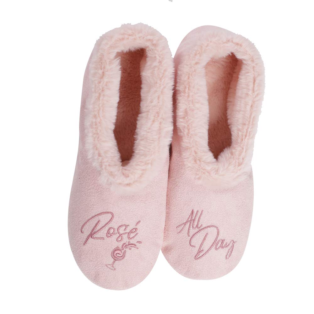 Faceplant Dreams Rose All Day Footsies - Soft & Comfortable Slippers for Women - Perfect for Home, Lounge & Relaxation