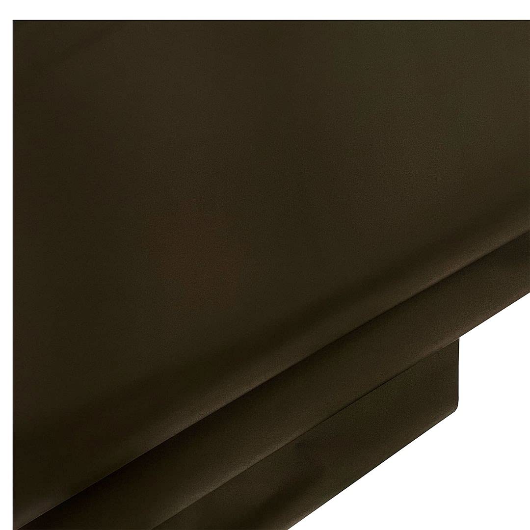 Mybecca 600 Denier Heavy-Duty Canvas Marine Fabric - Waterproof, UV Resistant, Tear-Resistant - Chocolate Brown (10 Yards) - Perfect for Boat Covers, Outdoor Furniture, Awnings & Marine Upholstery