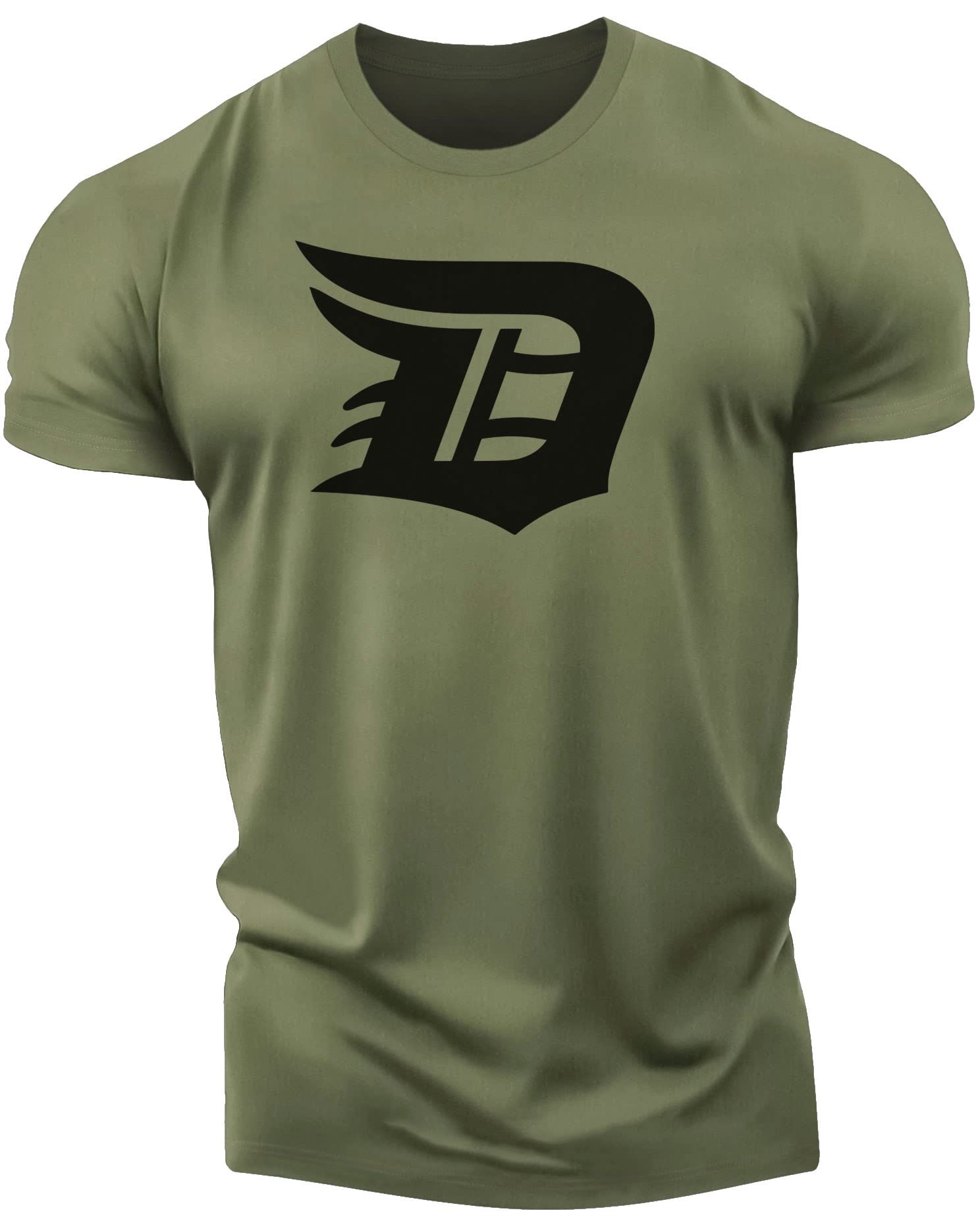 Detroit D Logo T-Shirt for Men | Vintage Detroit Graphic Tee by Detroit Rebels | Casual Streetwear, Urban Fashion & Motor City Pride Apparel