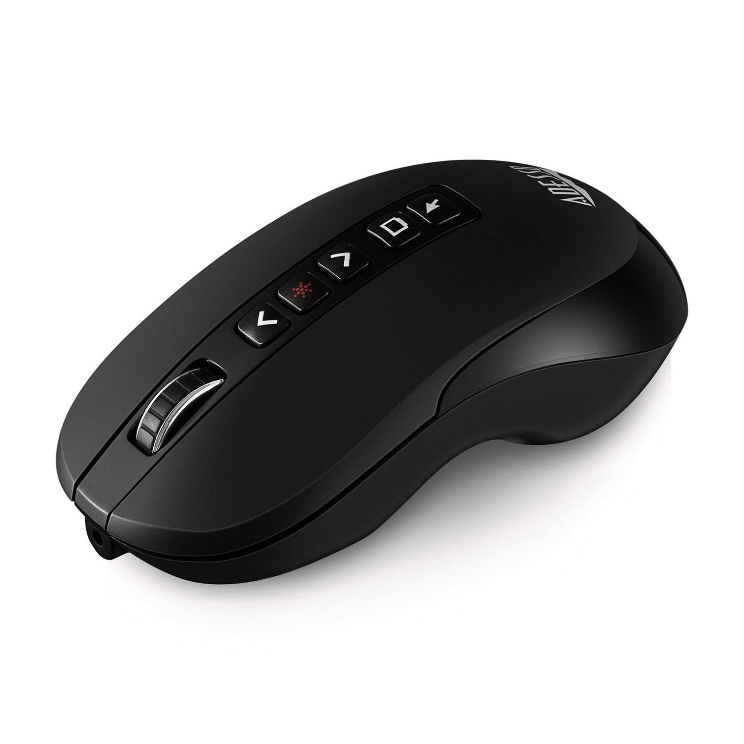 Adesso iMouse P40 Wireless Presenter Mouse - 2.4GHz RF, 100ft Range, Left/Right Handed, Black | Perfect for Business Presentations, Remote Teaching & Conference Room Meetings