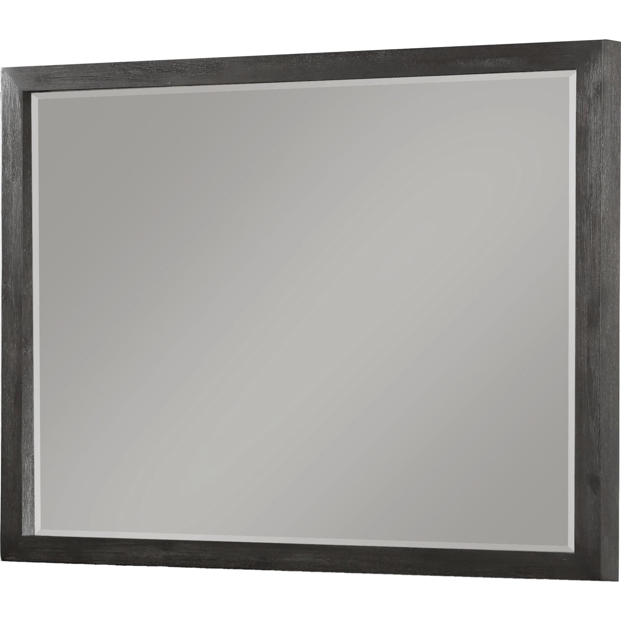 Oxford Mirror in Basalt Grey - Elegant Wall Decor for Living Room, Bedroom & Office - Shatter-Resistant Glass with Stylish Frame