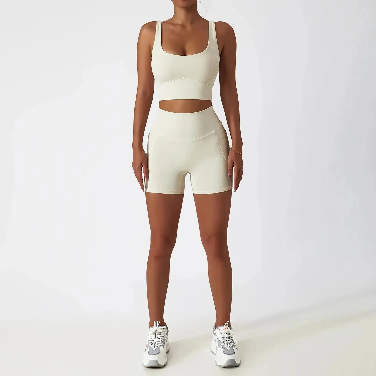 2PCS Seamless Women's Workout Sets - Yoga Tracksuit, Gym Clothes & Athletic Wear with High Waist Leggings & Sports Bra - Perfect for Yoga, Running, Gym Training & Casual Wear