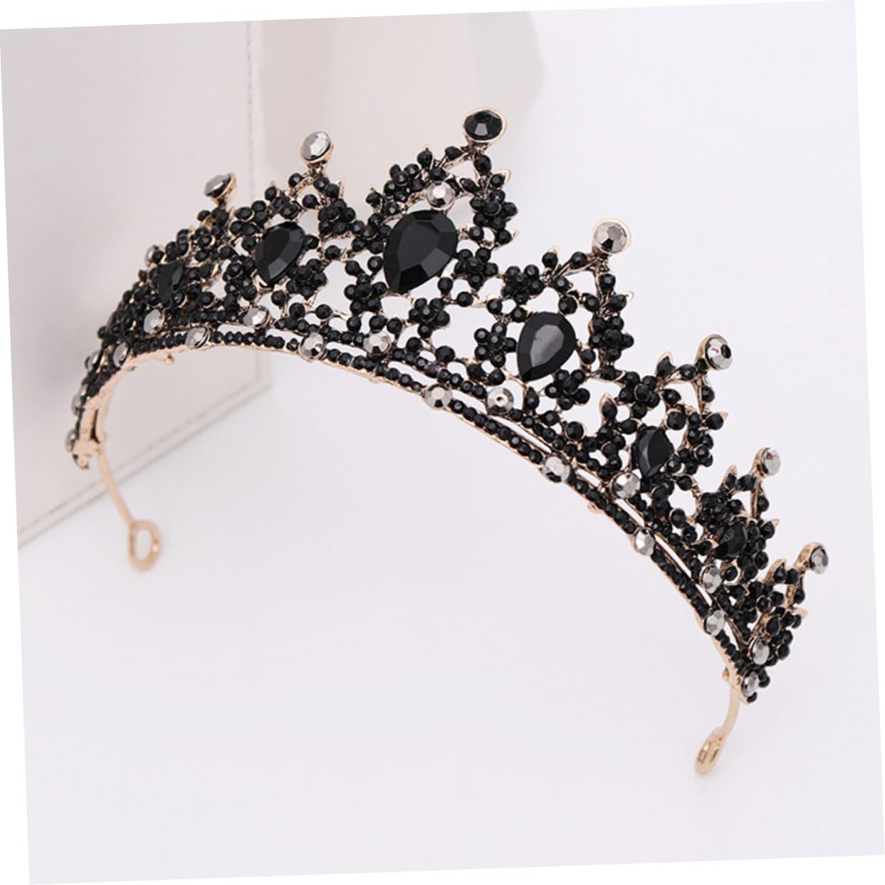 FOMIYES 3-Piece Rhinestone Wedding Tiara Set for Women - Bridal Headpiece, Baroque Crown & Hair Accessories for Bride, Fairy Princess Look - Perfect for Weddings, Prom, Pageants & Special Occasions