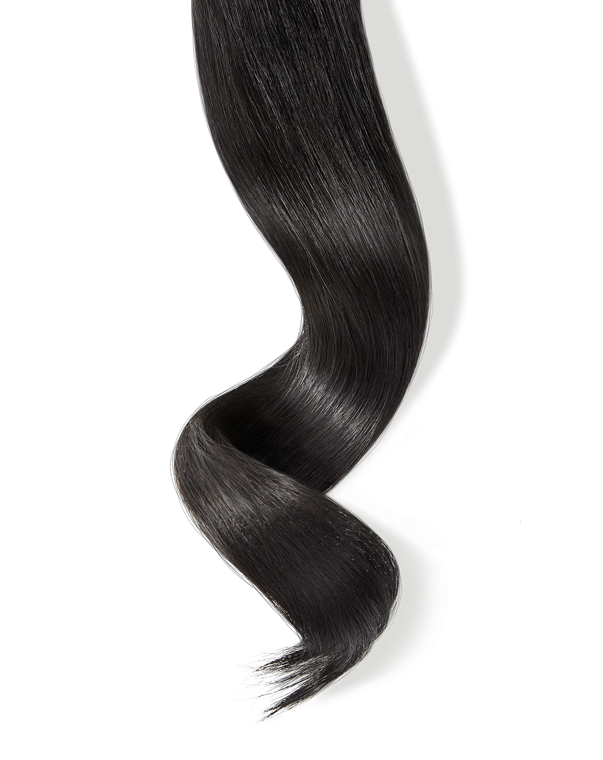 NINFAS 100% Virgin Cuticle Remy Human Hair Tape-In Extensions - Gold Line, #1 Black, 14 Inch, 20-Piece Set for Seamless Blending & Volume | Perfect for Daily Styling, Weddings & Special Occasions