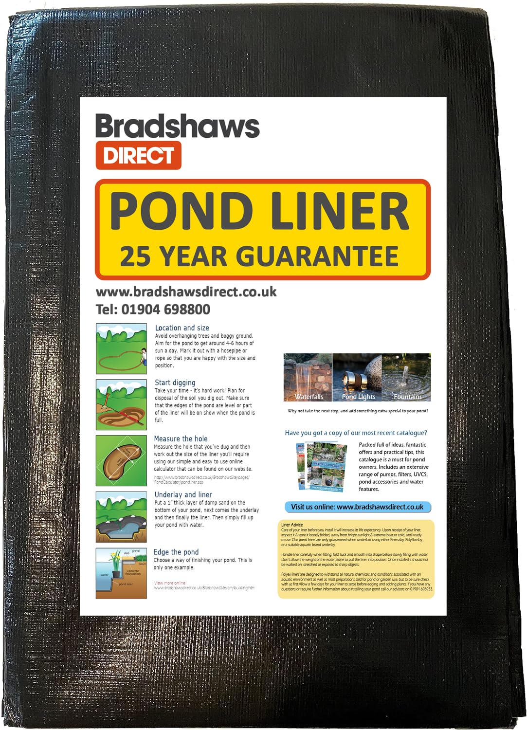 Polyex Water Garden Koi Fish Pond Liner 26' 2