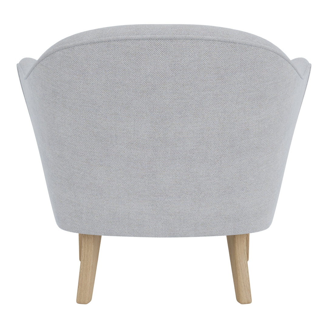 Ingeborg Lounge Chair - Modern Textile Upholstered Accent Chair for Living Room, Bedroom & Office - Comfortable Seating for Relaxing & Reading