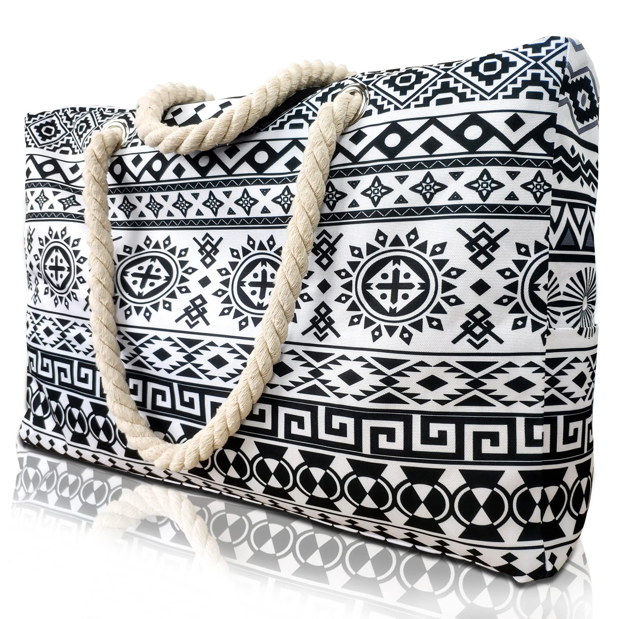 Waterproof Sandproof Beach Tote Bag for Women - Travel & Swim Essentials
