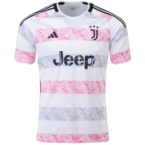 Adidas Juventus Away Jersey 2023-2024 - Official White Soccer Shirt for Men - Perfect for Matchdays, Training & Fan Support