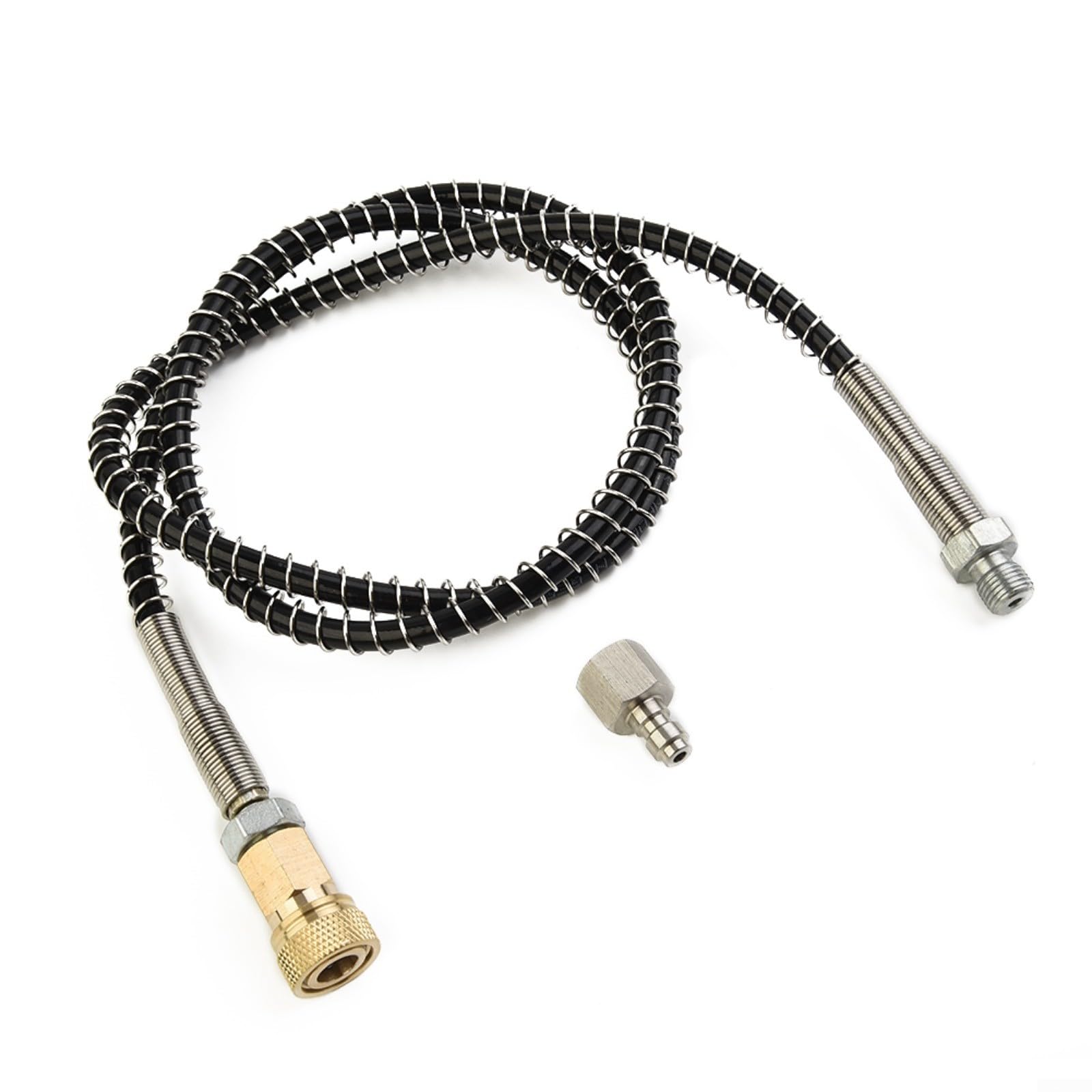 4500Psi Paintball Microporous Hose - 36 Inch PCP DN2 Microbore High Pressure Air Hose for Paintball Guns, Airsoft, PCP Rifles | Compatible with Air Fill Stations & Charging Adapters | Perfect for Field Refills & Tank Charging