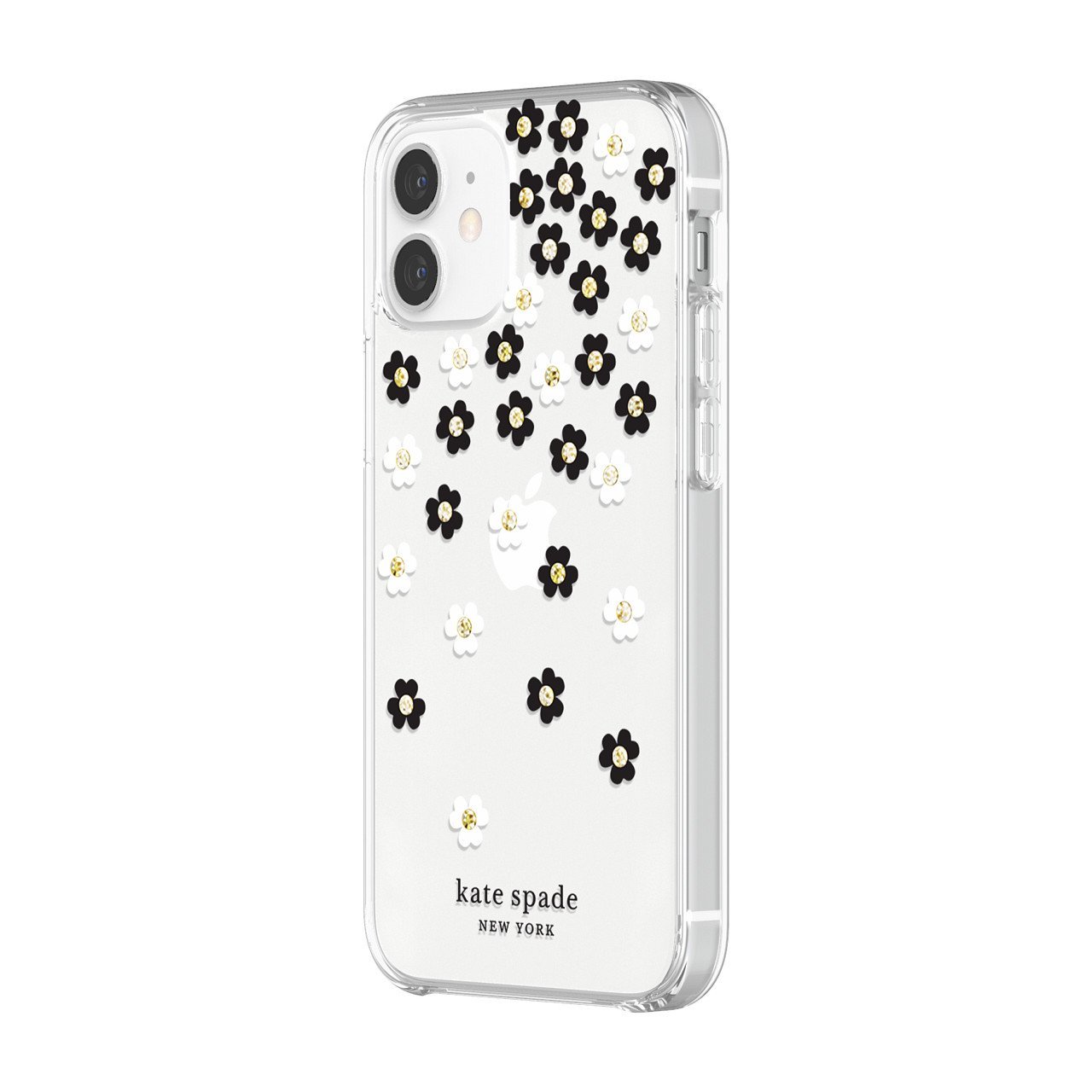 Kate Spade New York iPhone 12 Mini Hardshell Protective Case - Slim Durable Phone Cover for Women, Fashionable Accessory for Work, Travel & Everyday Use