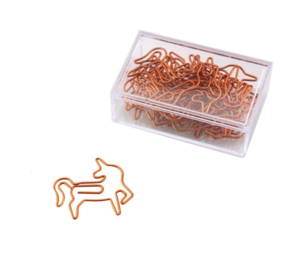 20 Pieces Horse Shaped Paper Clips - Fun Office & School Supplies, Cute Animal Bookmark Clips for Organizing Documents, Notes, and Books (Perfect for Students, Teachers & Office Workers)