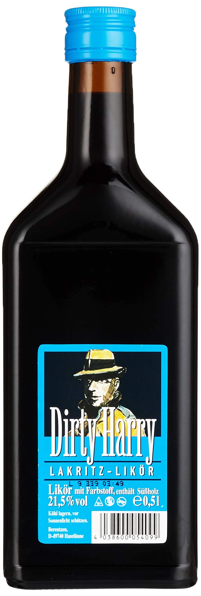 Dirty Mary & Dirty Harry Licorice Liqueur Set - 3 Bottles (2x 0.5L Dirty Harry + 1x 0.5L Dirty Mary) 21.5% ABV - Perfect for Cocktails, Parties & Gifts