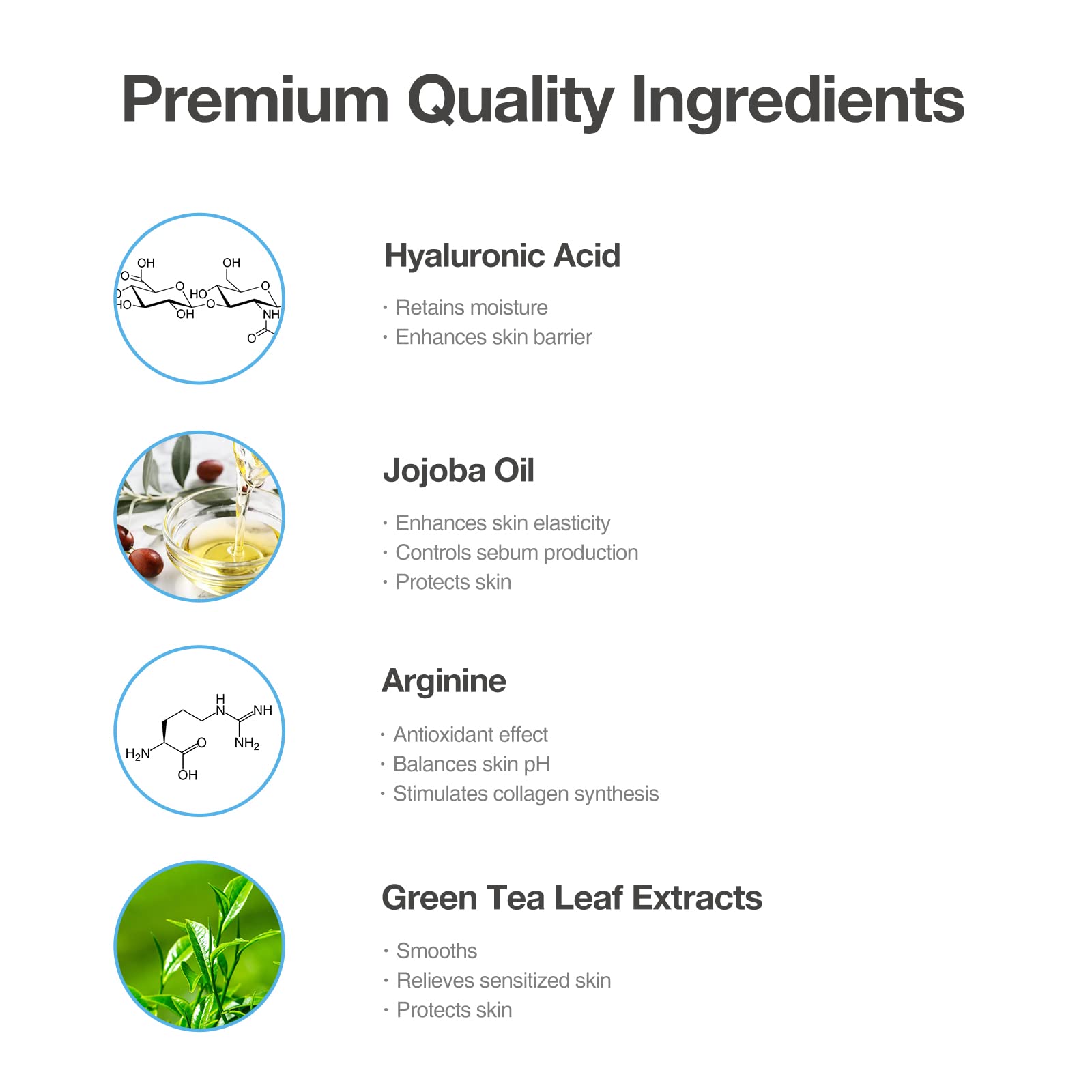 Hydrating Aqua Serum for Glowing Skin - Lightweight Moisturizer for Dry & Dehydrated Skin - Day & Night Use for Face & Neck