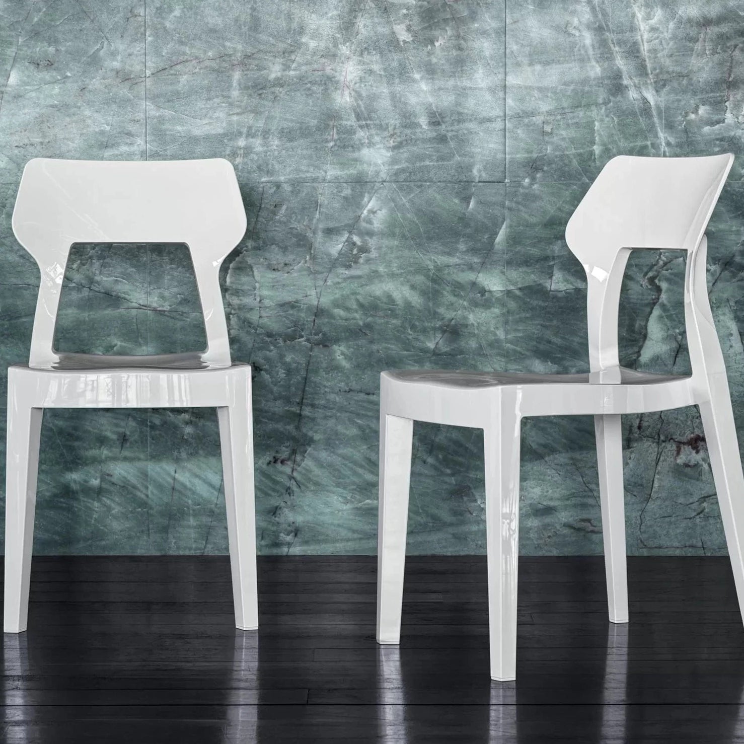Bontempi Aria Chair - Modern Ergonomic Office Chair for Home & Work - Comfortable Desk Chair with Adjustable Height & Lumbar Support - Perfect for Remote Work, Gaming & Study