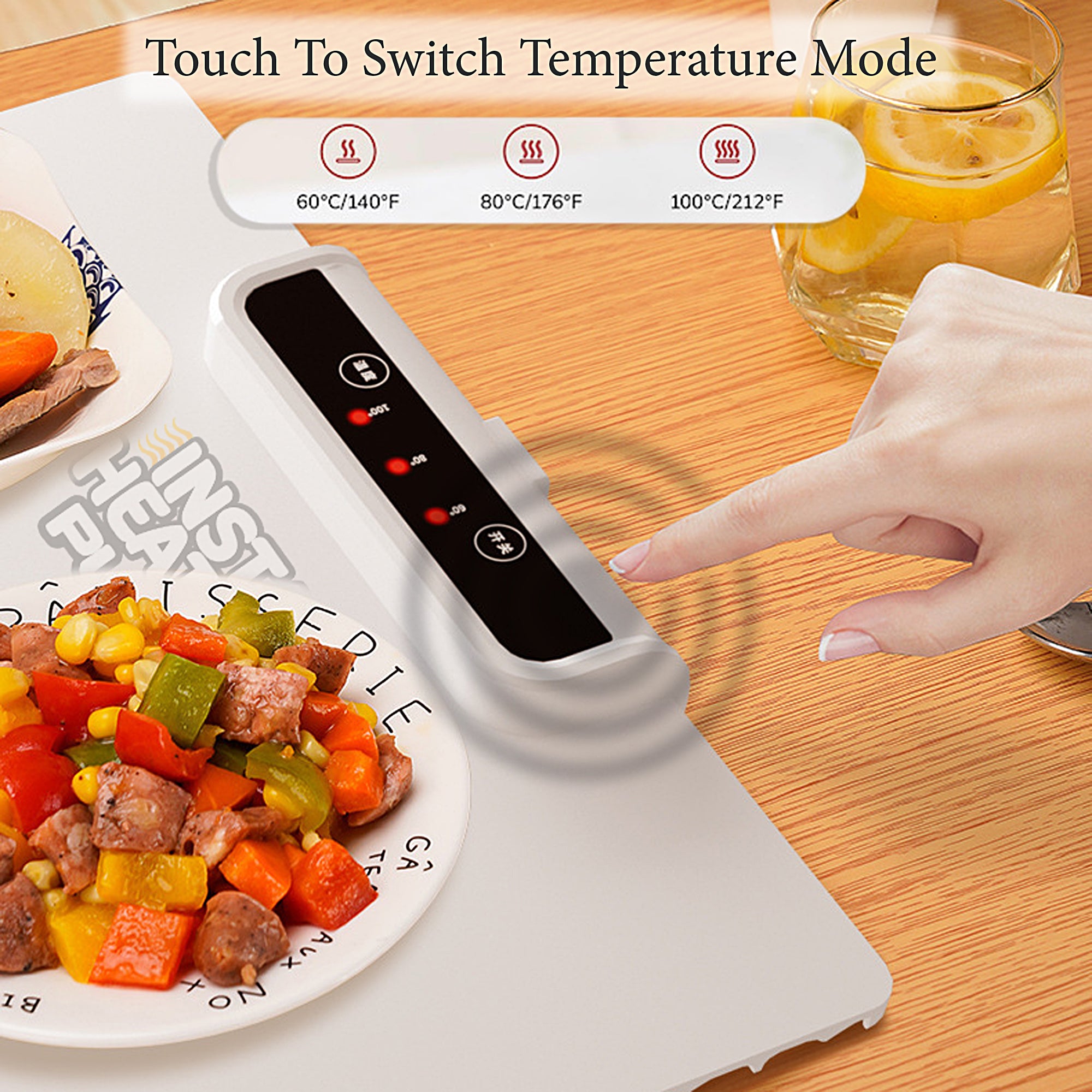 InstaHeater Flexible Heated Board - Portable Electric Heating Pad for Home, Office & Outdoor Use - Fast Warming Plate for Winter Comfort