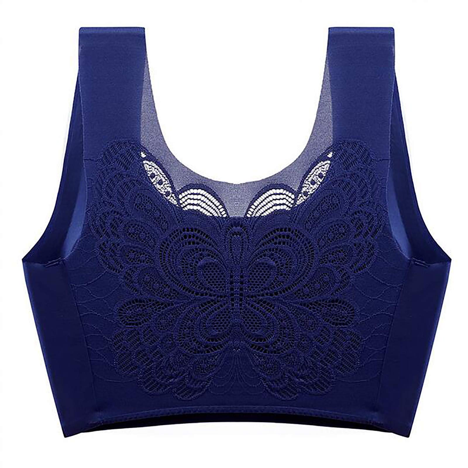 Women's Stretch Yoga Sports Bra - Plus Size Breathable Hollow Out Y-Back Design for Workout, Running & Gym