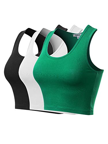 3pack - Black/White/Kelly Green