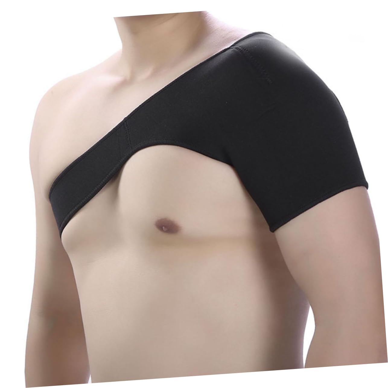 LIOOBO Adjustable Shoulder Brace for Rotator Cuff Support - Arm Compression Sleeve for Torn Rotator Cuff, Shoulder Pain Relief & Sports Injury Recovery - Ideal for Baseball, Tennis, Weightlifting & Post-Surgery Rehabilitation