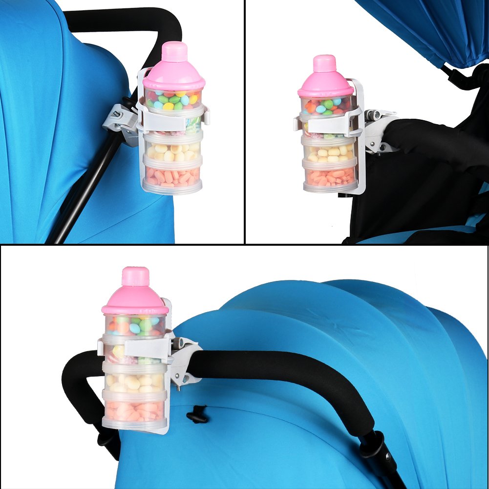 Accmor 2 Pack Universal Bike Water Bottle Holder - No Screws Needed, 360° Rotatable Bicycle Cup Cage for Kids & Adults | Perfect for Cycling, Commuting & Outdoor Adventures